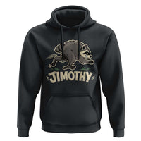 Funny Running Jimothy the Raccoon Hoodie Viral Seattle Trash Panda Meme