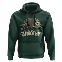 Funny Running Jimothy the Raccoon Hoodie Viral Seattle Trash Panda Meme
