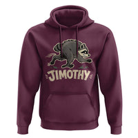 Funny Running Jimothy the Raccoon Hoodie Viral Seattle Trash Panda Meme