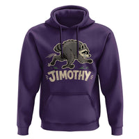 Funny Running Jimothy the Raccoon Hoodie Viral Seattle Trash Panda Meme