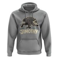 Funny Running Jimothy the Raccoon Hoodie Viral Seattle Trash Panda Meme