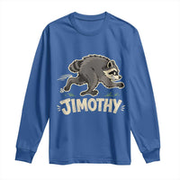 Funny Running Jimothy the Raccoon Long Sleeve Shirt Viral Seattle Trash Panda Meme