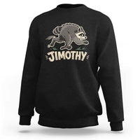 Funny Running Jimothy the Raccoon Sweatshirt Viral Seattle Trash Panda Meme