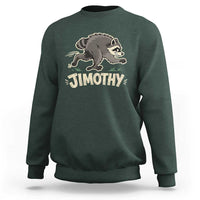 Funny Running Jimothy the Raccoon Sweatshirt Viral Seattle Trash Panda Meme