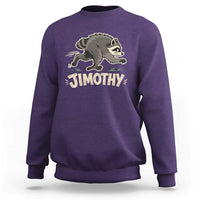 Funny Running Jimothy the Raccoon Sweatshirt Viral Seattle Trash Panda Meme