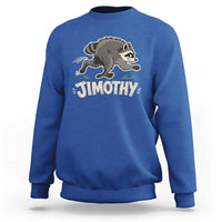 Funny Running Jimothy the Raccoon Sweatshirt Viral Seattle Trash Panda Meme