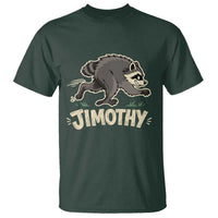 Funny Running Jimothy the Raccoon T Shirt Viral Seattle Trash Panda Meme