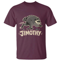 Funny Running Jimothy the Raccoon T Shirt Viral Seattle Trash Panda Meme