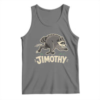 Funny Running Jimothy the Raccoon Tank Top Viral Seattle Trash Panda Meme