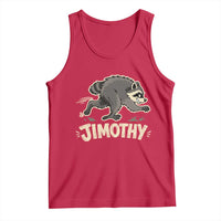 Funny Running Jimothy the Raccoon Tank Top Viral Seattle Trash Panda Meme