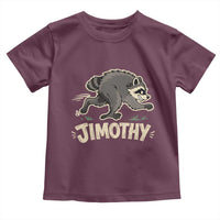 Funny Running Jimothy the Raccoon Toddler T Shirt Viral Seattle Trash Panda Meme