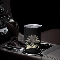 Funny Running Jimothy the Raccoon Tumbler Cup Viral Seattle Trash Panda Meme