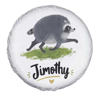 Cute Running Jimothy the Raccoon Spare Tire Cover Viral Seattle Trash Panda Meme