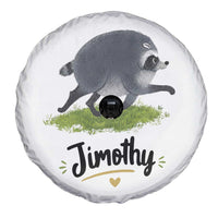 Cute Running Jimothy the Raccoon Spare Tire Cover Viral Seattle Trash Panda Meme