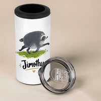 Cute Running Jimothy the Raccoon 4 in 1 Can Cooler Tumbler Viral Seattle Trash Panda Meme