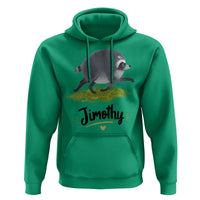 Cute Running Jimothy the Raccoon Hoodie Viral Seattle Trash Panda Meme