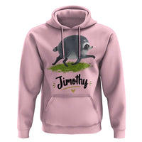 Cute Running Jimothy the Raccoon Hoodie Viral Seattle Trash Panda Meme