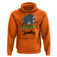 Cute Running Jimothy the Raccoon Hoodie Viral Seattle Trash Panda Meme