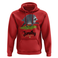 Cute Running Jimothy the Raccoon Hoodie Viral Seattle Trash Panda Meme