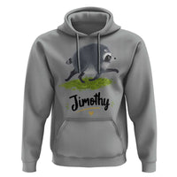 Cute Running Jimothy the Raccoon Hoodie Viral Seattle Trash Panda Meme