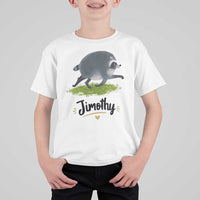 Cute Running Jimothy the Raccoon T Shirt For Kid Viral Seattle Trash Panda Meme