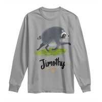 Cute Running Jimothy the Raccoon Long Sleeve Shirt Viral Seattle Trash Panda Meme