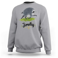 Cute Running Jimothy the Raccoon Sweatshirt Viral Seattle Trash Panda Meme