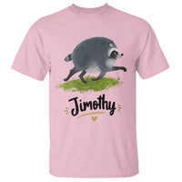 Cute Running Jimothy the Raccoon T Shirt Viral Seattle Trash Panda Meme