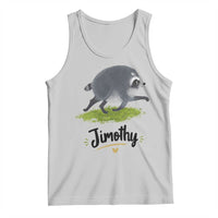Cute Running Jimothy the Raccoon Tank Top Viral Seattle Trash Panda Meme