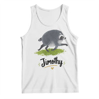 Cute Running Jimothy the Raccoon Tank Top Viral Seattle Trash Panda Meme