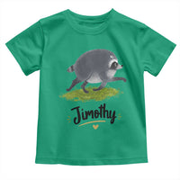 Cute Running Jimothy the Raccoon Toddler T Shirt Viral Seattle Trash Panda Meme