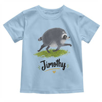 Cute Running Jimothy the Raccoon Toddler T Shirt Viral Seattle Trash Panda Meme