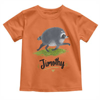 Cute Running Jimothy the Raccoon Toddler T Shirt Viral Seattle Trash Panda Meme