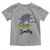 Cute Running Jimothy the Raccoon Toddler T Shirt Viral Seattle Trash Panda Meme