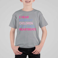 I Hear Migrant Children Also Have Heartbeats T Shirt For Kid Sarcastic Human Rights Activism