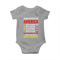 Dear Racists In America Land You Live On Is Native American Baby Onesie Anti Racism Social Justice