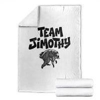 Vintage Team Jimothy the Raccoon Fan Club Throw Blanket Viral Seattle Trash Panda Lover Supporter