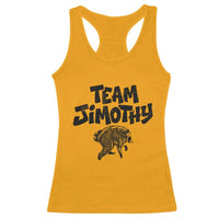 Vintage Team Jimothy the Raccoon Fan Club Racerback Tank Top Viral Seattle Trash Panda Lover Supporter