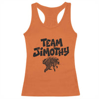 Vintage Team Jimothy the Raccoon Fan Club Racerback Tank Top Viral Seattle Trash Panda Lover Supporter