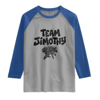 Vintage Team Jimothy the Raccoon Fan Club Raglan Shirt Viral Seattle Trash Panda Lover Supporter
