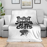 Protect Jimothy At All Costs Viral Seattle Raccoon Throw Blanket Trash Panda Legend Lover Supporter