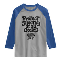 Protect Jimothy At All Costs Viral Seattle Raccoon Raglan Shirt Trash Panda Legend Lover Supporter