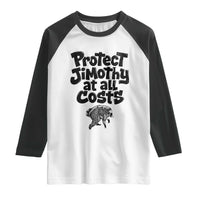 Protect Jimothy At All Costs Viral Seattle Raccoon Raglan Shirt Trash Panda Legend Lover Supporter