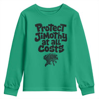 Protect Jimothy At All Costs Viral Seattle Raccoon Youth Sweatshirt Trash Panda Legend Lover Supporter
