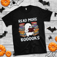 Halloween Reading T Shirt Read More Books Cute Ghost Boo Sheet - Wonder Print Shop