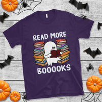 Halloween Reading T Shirt Read More Books Cute Ghost Boo Sheet - Wonder Print Shop