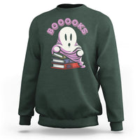Halloween Reading Sweatshirt Booooks Cute Ghost Boo Sheet - Wonder Print Shop