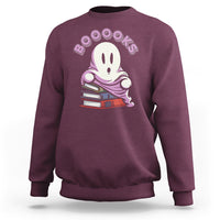 Halloween Reading Sweatshirt Booooks Cute Ghost Boo Sheet - Wonder Print Shop