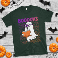 Halloween Reading T Shirt Booooks Cute Ghost Nerd Boo Sheet - Wonder Print Shop