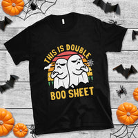 Funny Boo Sheet T Shirt Funny Halloween Boo Ghost Costume This is Double Boo Sheet - Wonder Print Shop